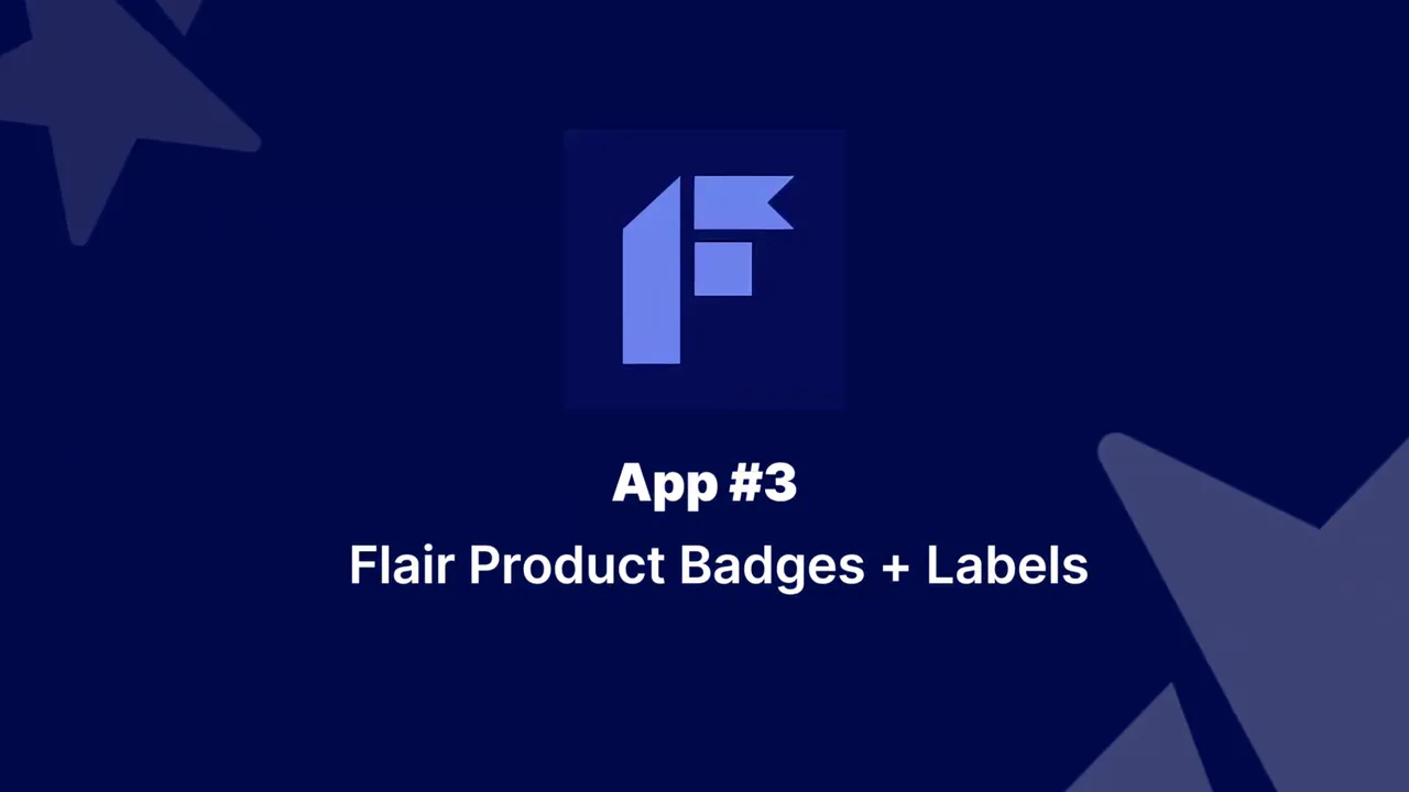 Capture attention from customers with Flair Product Badges + Labels app